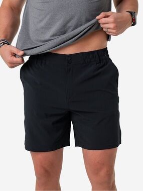 BURLEBO Everyday Short Matte Black Performance Quick Dry